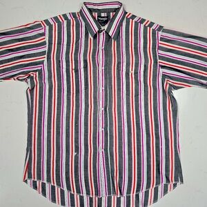 VTG Wrangler Pearl Snap Cowboy Cut X Long Tails Single Needle‎ Tailoring Mens